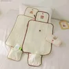 Beddengoed Sets Baby luier vervanging pad opvouwbare luier pad waterdichte baby producten pasgeboren luier pad vervanging cover Q240228