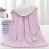 Blankets 2024 Born Baby Blanket Thermal Infant Soft Flannel Swaddle Envelope Stroller Wrap For Kids Bedding