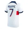 PSGES Mbappe Soccer Jerseys Soccer Jersey 2024 Maillots Football Shirt Psgjersey Men Kids مجموعة موحدة Enfants Lee Kangin O Dembele G.Ramos Kolo Muani Ugarte