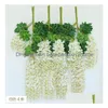 Ghirlande di fiori decorativi Nuovi fiori di edera artificiale Fiore di seta Glicine Vite Rattan per centrotavola di nozze Decorazioni Bouquet Dh7Rw