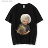 T-shirt da uomo T-shirt da uomo divertente Russia Hasbulla Magomedov Hasbula Burgir Grafica stampata Tshirt Unisex Mini Khabib Meme T Shirt Donna Abbigliamento T240227