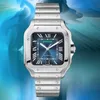 Luxury Watch For Womens Watches Square Designer Automatisk rörelsestorlek Rostfritt stål Armband Sapphire Glass Waterproof Dhgate