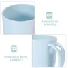 Tasses 2 pièces tasse de brosse à dents dauphin bain voyage tasse en plastique PP tasses de bain de bouche réutilisables