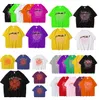 Herren Kapuzenpullover Sp5der 555 Kapuzenpullover T-Shirt Straßenkleidung Spinnennetzmuster bedrucktes Paar Sportshirt Sommersportbekleidung Designer Top Europäisch