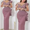 New V Neck Straight Dresses Long Caftan Party Crystals Beading Evening Gowns Vestidos Formals Dubai Dress Bc