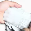 Tablica inplustop 100pcs/działka biała kolor PE Plastikowy politka kurierska