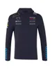 2024 F1 Drużyna z kapturem Formuła 1 Racing Męski kierowca z kapturem Fani Half-Zip Midlayer Spring Spring Bluza z kapturem Bluza Plus Size Custom