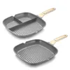 Multiuso durevole antiaderente frittata padella 3in1 bistecca colazione padelle casseruola pentole cucina pentole utensili 240226