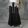 Women's Pants Capris Plus Size Oversized Womens Autumn Winter Casual Cotton Linen Baggy Wide Leg Solid Pants Ladies Loose Palazzo Trousers For Female T240227