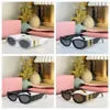 fashion sunglasses miu womens personality Mirror leg metal large letter design multicolor SMU09 11WS Brand glasses factory outlet Promotional special ZW6J