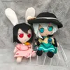 Muñecos de peluche TouHou Project Fumo Peluche de juguete Club de sellado Muñeca de relleno de Lolita Patrón de felpa Blanco Curie Reimu Komeiji Koishi Saigyouji Yuyuko Regalo Q240227