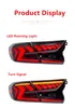 Rear Brake Reverse Fog Tail Light for Honda Accord G10 10.5 LED Taillight 2018-2021 Turn Signal Lamp Car Accessories