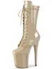 Boots 8 Inch Three-Piece Ankle Exotic Nightclub Pole Dance Strips Small Size Women Sexy Fetish High Heels Platform 15cm Gothic