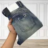 Summers män jeans designer jeans mens modebrev grafik denim casual långa byxor lösa enkel fast färg stor storlek smala raka byxor