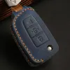 Genuine Leather Car Key Cover for Nissan Qashqai X-trail Murano Maxima Altima Juke QUEST Livina Tiida Nismo Shell Case Holder