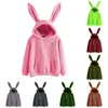 Frauen Hoodies Mit Kapuze Hemd Mode Lässig Hoodie Lange Ärmel Einfarbig Ohr Kordelzug Tasche Sweatershirts Ropa De Mujer