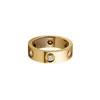 Designer Charm High Version Carter Love Full Sky Star Ring Couple de Nail Paire Nail Edition Mens and Womens Rose Gold Wide