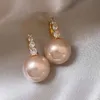 Boucles d'oreilles coréennes simples, petites perles, mode élégante, douce, romantique, bijoux pour femmes, 230831