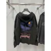 projektant z kapturem Baleencigs bluzy z kapturem z kapturem męskie swetry Wysokiej jakości Paris New Edition B Tape Tape Taper Pętla Zapip Pętla Gruby unisex sweter 1A 1A
