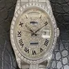 Журнальный тип воскресной серии Montre DE Luxe 39, диаметр 5 мм, 2836 клещей с механизмом, 12 стальных лент на секцию Мужские часы 03434