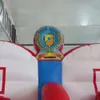 wholesale 4x3x3.5mH with 6balls inflatable basketball hoop carnival game/Inflatable Basketball Double Shot out for playground game with blower free ship