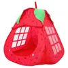 Tents And Shelters Tent Strawberry Kids Toddlers Playhouse Foldable Portable Castle Play Indoor Outdoor For