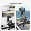 Camera's Vamson voor GoPro Accessories Standbar Mount met 360 graden rotatie verstelbare klemhouder voor GoPro DJI Insta360 smartphones