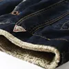 Herenjassen Winter Dikker Warm Denim Jasje Bont Dikke Fleece Casual Jeansjas Cowboy Parka Grote Maat 6XL Man