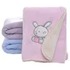 Blankets 2024 Born Baby Blanket Thermal Infant Soft Flannel Swaddle Envelope Stroller Wrap For Kids Bedding