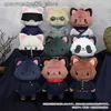 Peluş Bebekler Jujutsu Kaisen ve True Cat Film Peluş Bebek Oyuncak Çocuklar Itadori Yuji Inumaki Toge Gojou Satoru Koleksiyonu Q240227