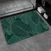 Bath Mats Bathroom Mat Non-slip Bath Doormat Floor Mats Leaves Patterned Indoor Carpet Suitable For Bathroom Kitchen Bathhouses Home Decor