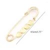 Brosches 4st mode pin för kvinnor midja tät klipp klipp säkerhet brosch tröja kofta spänne trendiga smycken present d0lc