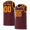 Aangepaste NCAA Arizona State Sun Devils College Basketball Frankie Collins Malachi Davis Alonzo Gaffney Braelon Green Bobby Hurley Kamari Lands Brycen Long