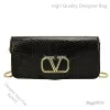 Designerväska Westerniserad liten väska för kvinnor 2023 Junior Nytt högkvalitativt mönster One Shoulder Chain Women's Fashion Handbag 5548