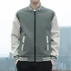 Supuscreat Spring Autumn Men Baseball Jacket Stand Stand Collar Corean Style Jackets and Coats Male Slim Fit Bomber 5XL 240223