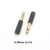 Houder 1 Paar Mmcx/0.78mm Vrouw naar 2.5mm 3.5mm Man voor Utrasone M9 Z1r T1 D7200 hoofdtelefoon Conversie Pin Adapters