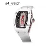 Neueste Armbanduhren Damenarmbanduhr RM Watch Damenserie Rm07-01 Keramik Roségold Automatikmaschinen Damen Whitening Ceramic - Red Lip Single Watch