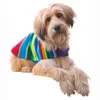 Hundebekleidung 2024 INS Mexiko Tag der Toten Halloween gewebte indische handgefertigte Regenbogen-Amazonas-Decke Haustiermantel Welpenkleidung Pullover