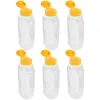 Dinnerware Sets 6 Pcs Honey Bottle Practical Sauce Dispensers Packing Bottles Squeeze Sealing Reusable The Pet