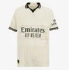 23 24 Maglia Ac GIROUD RAFA LEAO PULISIC 4e voetbalshirt voor kinderen 2023 2024 thuis uit 3e voetbalshirts Calcio Maillot TOMORI THEO Pleasures Fourth Zwart Beige 999