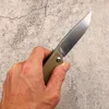 Sonderangebot A2292 Flipper-Klappmesser 8Cr13Mov Satin-Klinge mit gerader Spitze G10 mit Stahlblechgriff Outdoor-Kugellager Schnell zu öffnende EDC-Ordnermesser