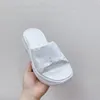 Designer Sandals Slippers Summer Men Women Shoes Shaped Multicolor Slides Molded footbed in black Tonal rubber sole featuring 1017