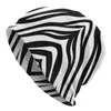 Bérets Tigre Imprimer Bonnet Chapeaux Noir Et Blanc Rayures Bonnet Femme Mâle Mode Gym Tricot Chapeau Printemps Design Chaud