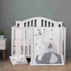 Bedding Sets 4-piece baby crib set suitable for hot selling girls and boys including quilt crib pillow box Q240228