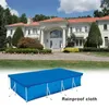 Rectangular Swimming Pool Cover Solar Summer Tub Rainproof Dust Outdoor PE Bubble Film Blanket Accessory Covers 240223