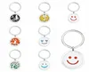 u13 Key ring Perfume Aromatherapy Essential oil Diffuser Locket Key chain Alloy 30mm Hollow Locket Key Ring with 5pads randomly3857456