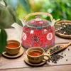 Akşam yemeği seti taşınabilir kamp soba çaydanlık küçük su ısıtıcısı Çin tarzı ev seramikleri vintage el