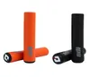 Cykelstyrningskomponenter 4x ODI MTB Cykelgrepp Silikonstyret Grips Absorberande mjuk berg orange Black6009982