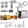 Moedores Winholder Aço Inoxidável Heavy Duty 3200W Poderoso Moedor de Carne Elétrico Picador Fabricante de Salsicha Processadores de Alimentos Cozinha