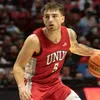 Изготовленные на заказ баскетбольные майки UNLV Runnin' Rebels 4 Ларри Джонсон 50 Грег Энтони 32 Стейси Огмон 12 Андерсон Хант 13 Фредди Бэнкс 1 Мужская сшитая майка Lil Jon UNLV